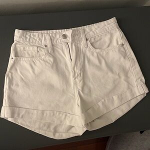 Wild Fable Classic White Denim Shorts